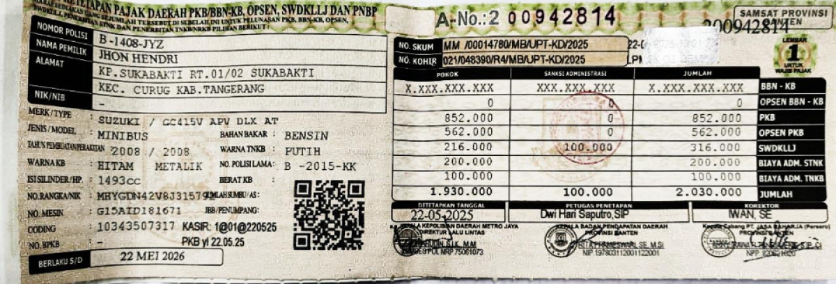 SUZUKI  APV ARENA SGX