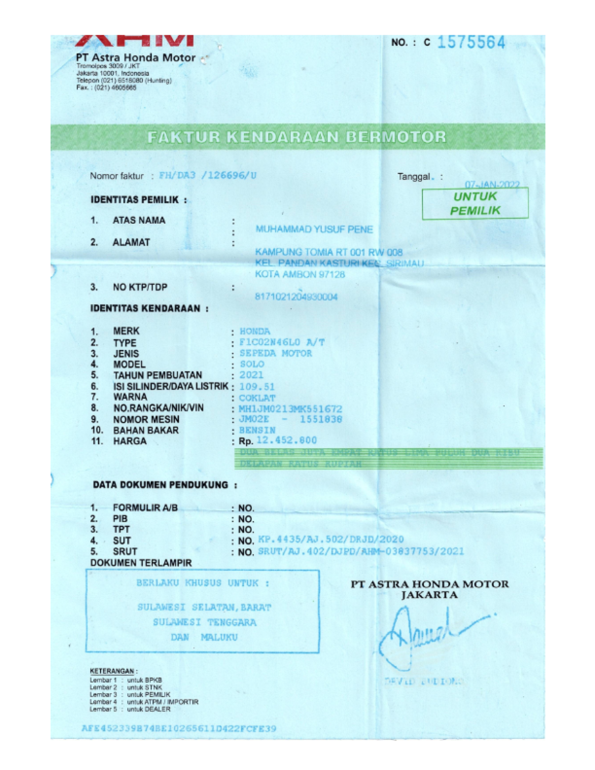 HONDA SCOOPY STYLISH