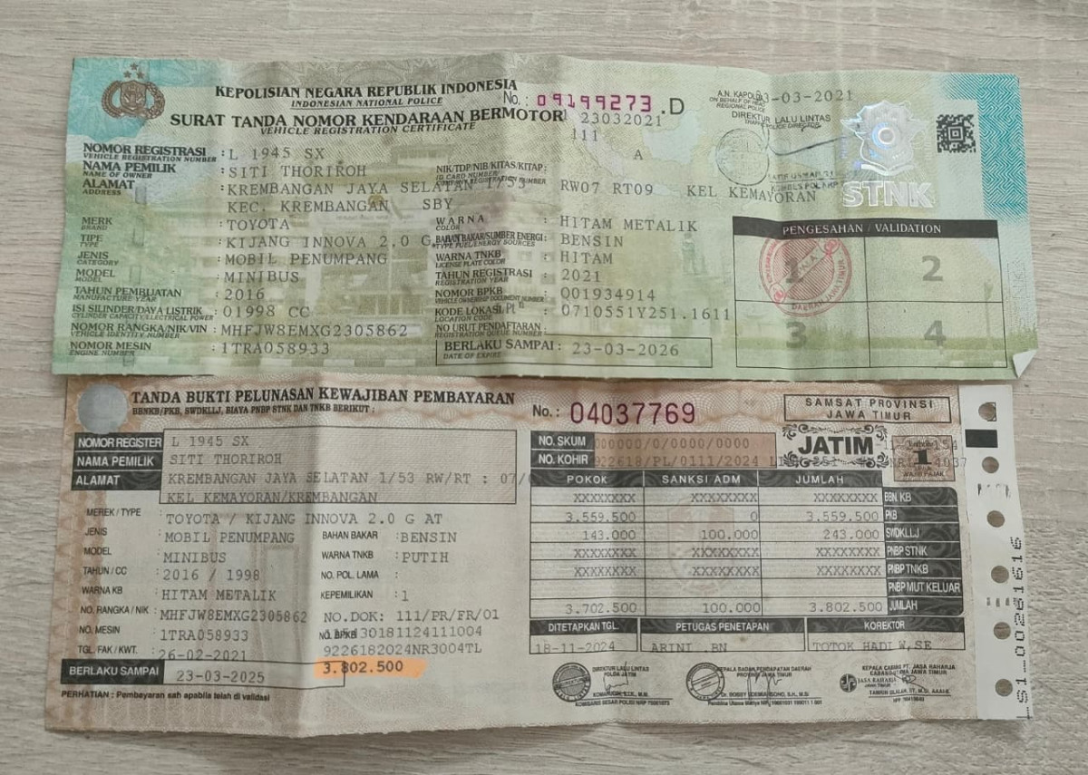 TOYOTA KIJANG INNOVA G