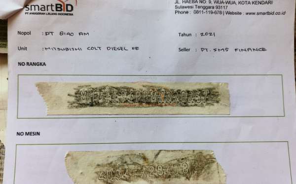 MITSUBISHI COLT DIESEL FE 74