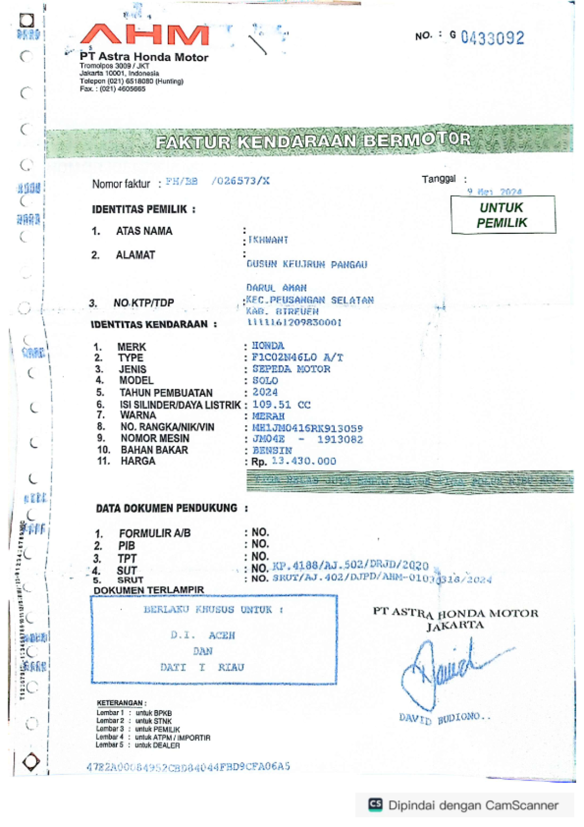 HONDA SCOOPY STYLISH