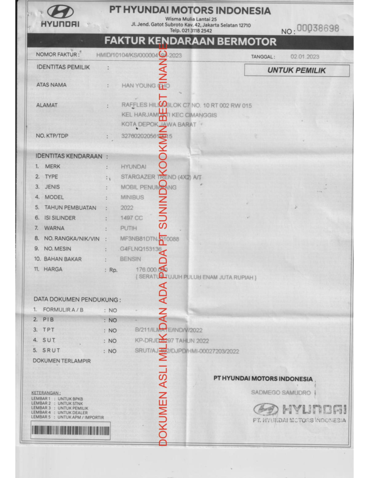 HYUNDAI STARGAZER TREND