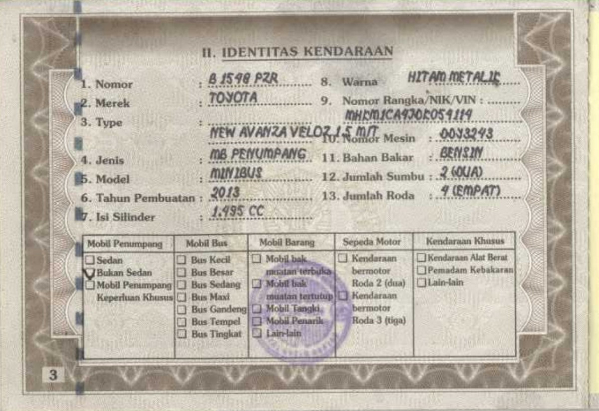 TOYOTA  AVANZA VELOZ 1.5