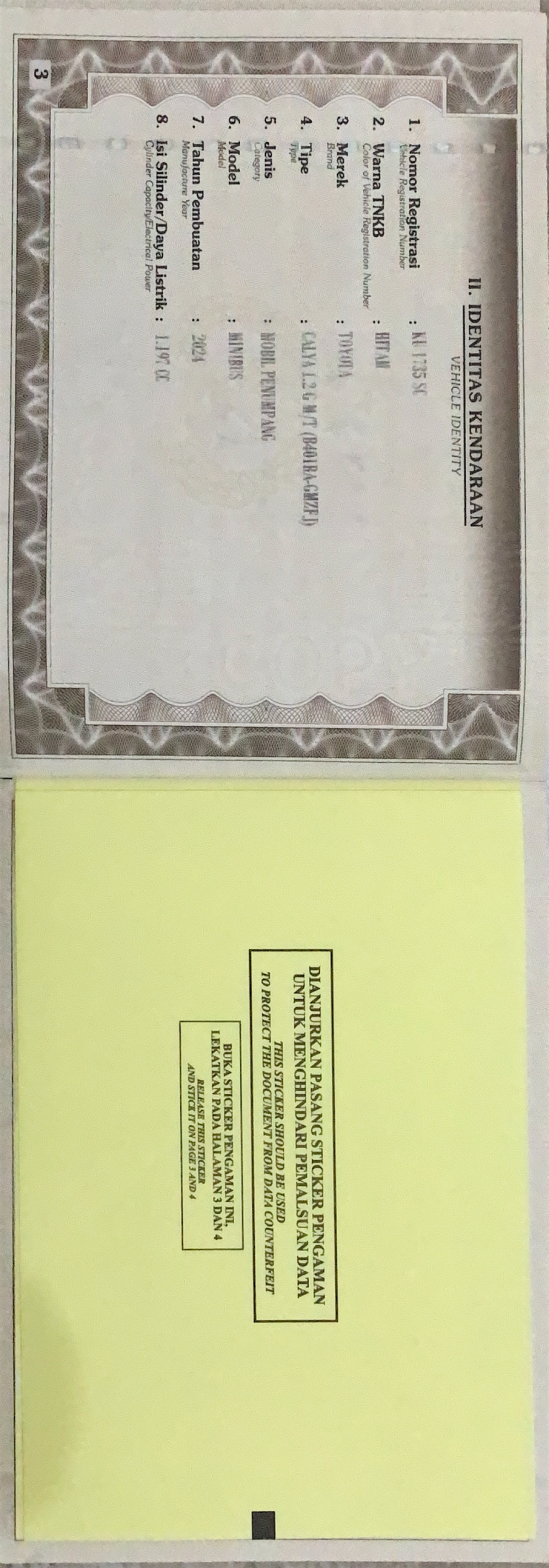 TOYOTA  CALYA  1.2 G M/T