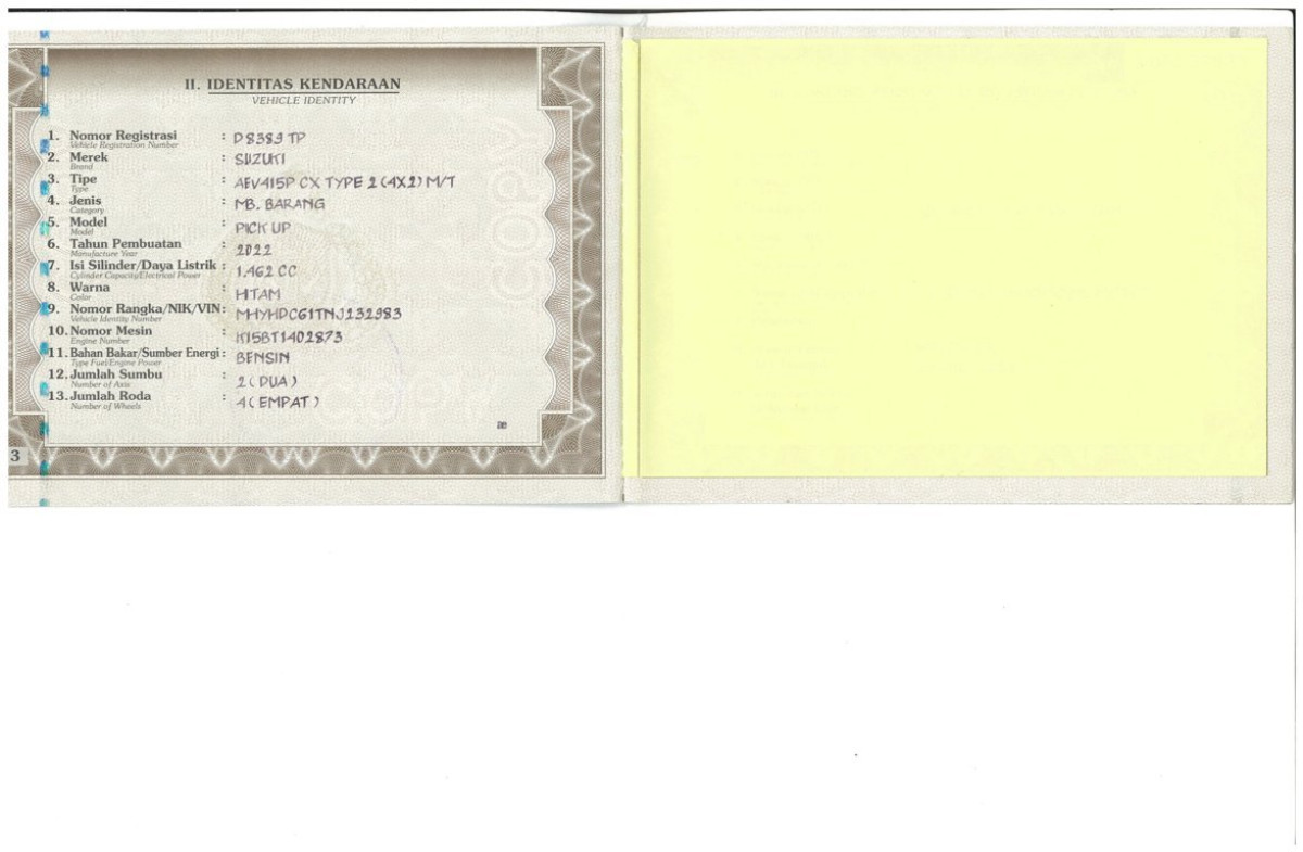 SUZUKI CARRY CX PICK UP