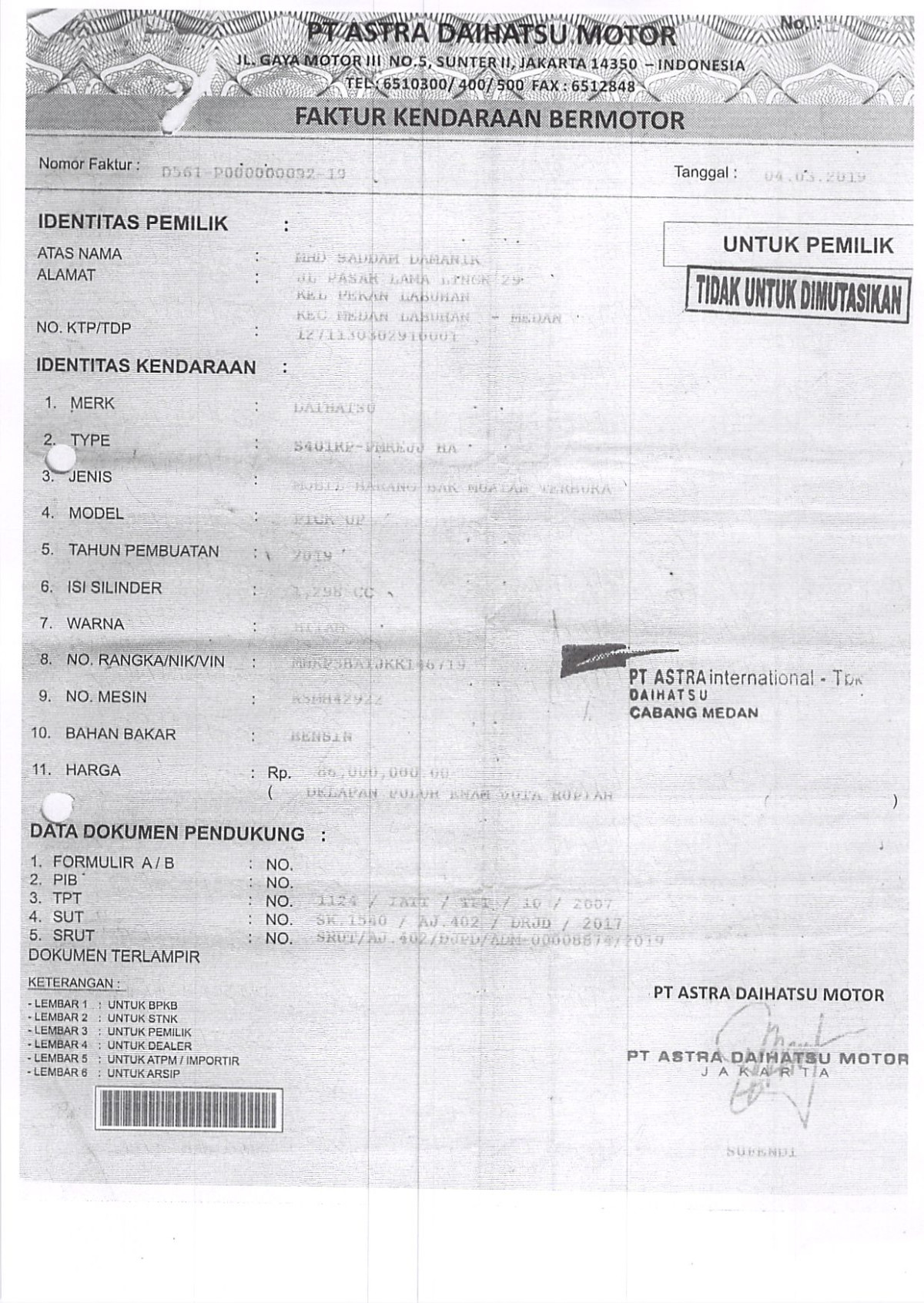 DAIHATSU  GRAN MAX  PICK-UP