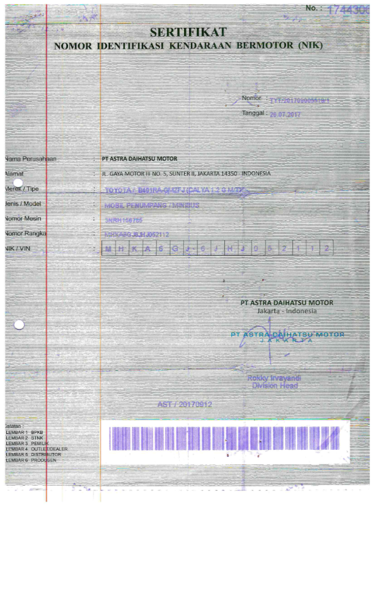 TOYOTA CALYA 1.2 G M/T