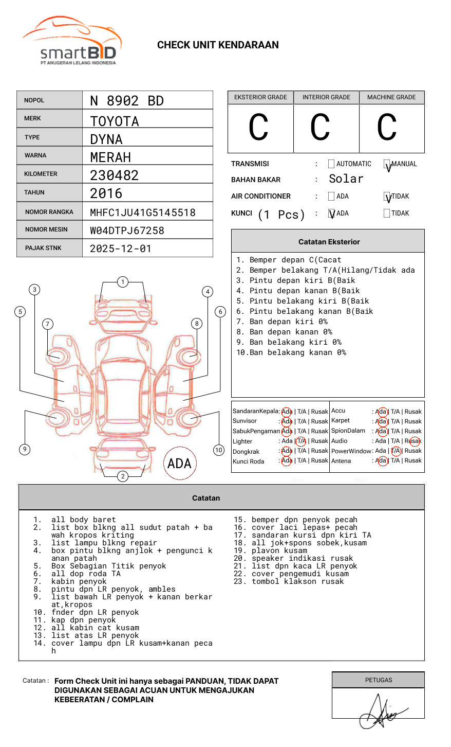 TOYOTA  DYNA  110 ET