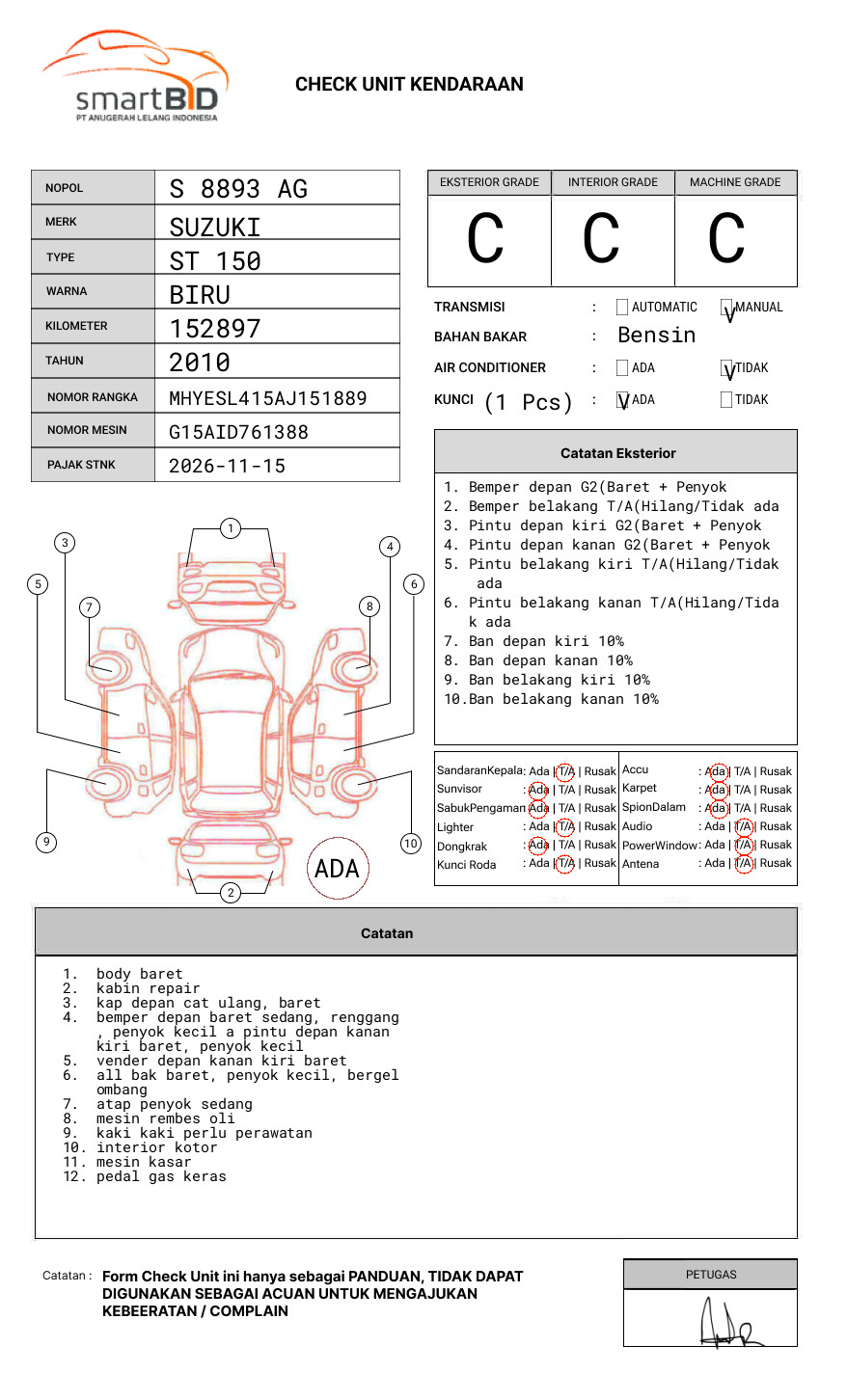 SUZUKI FUTURA ST 150