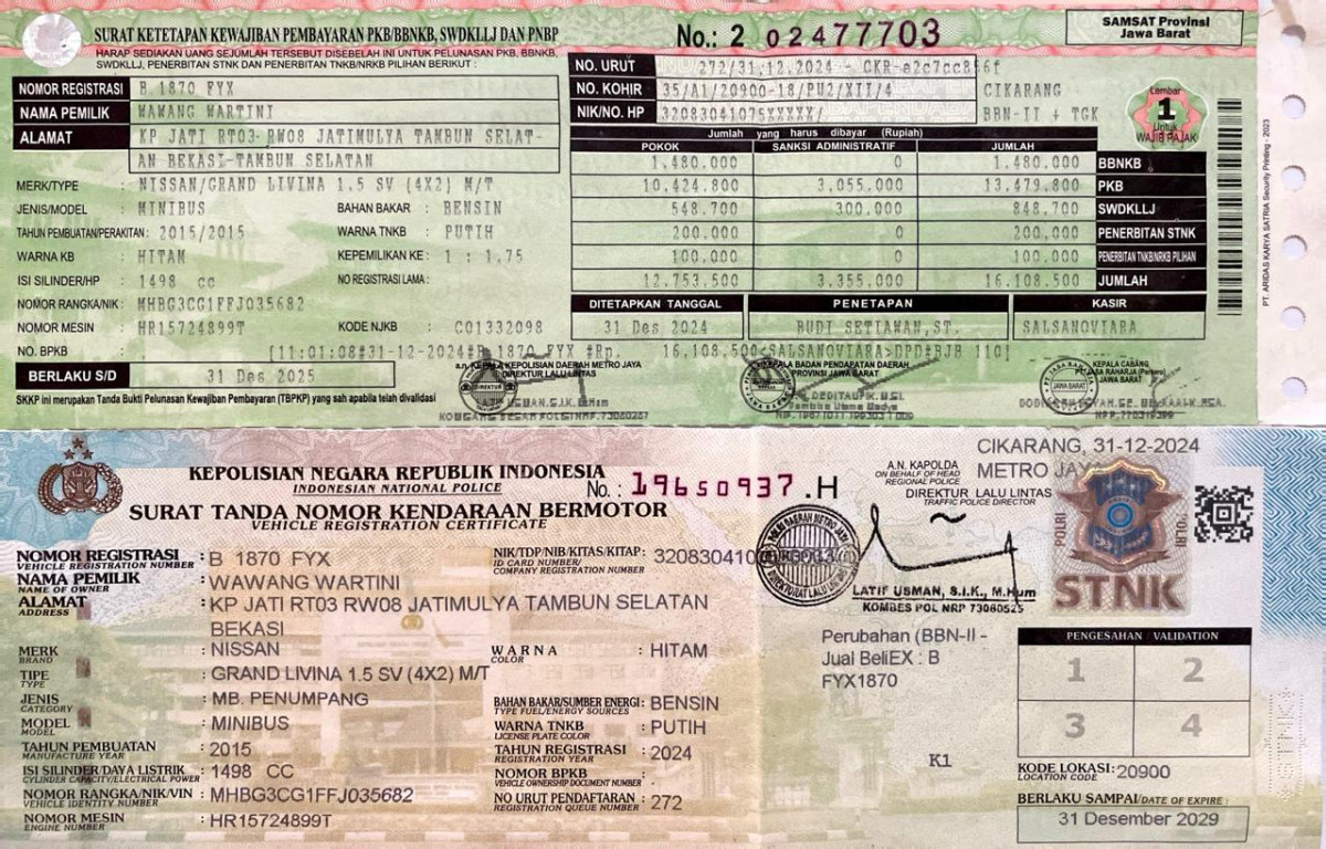 NISSAN GRAND LIVINA SV