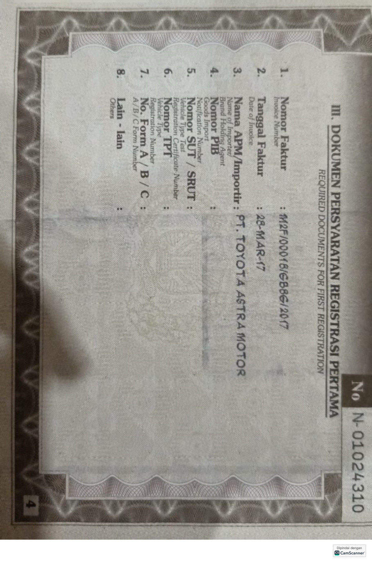 TOYOTA  FORTUNER  2.4 VRZ