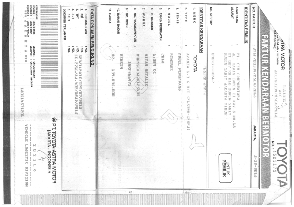 TOYOTA  AVANZA  1.3 G