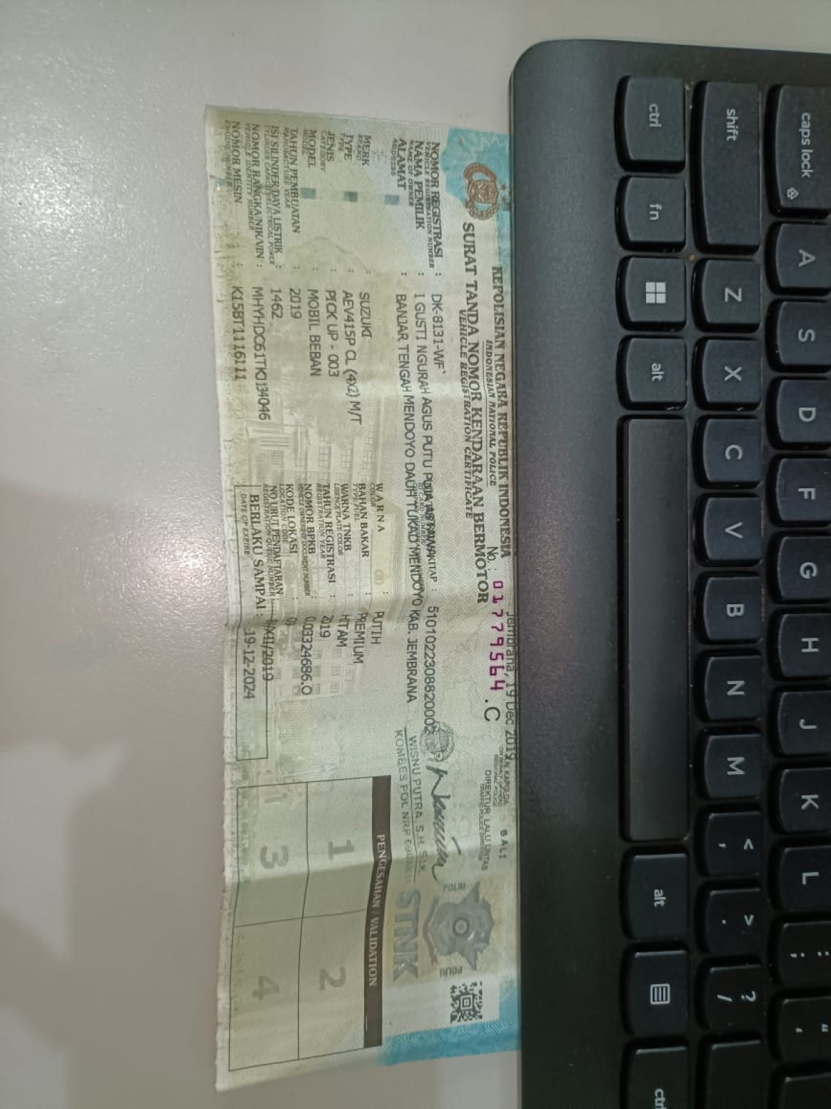 SUZUKI  CARRY  CL PICK UP