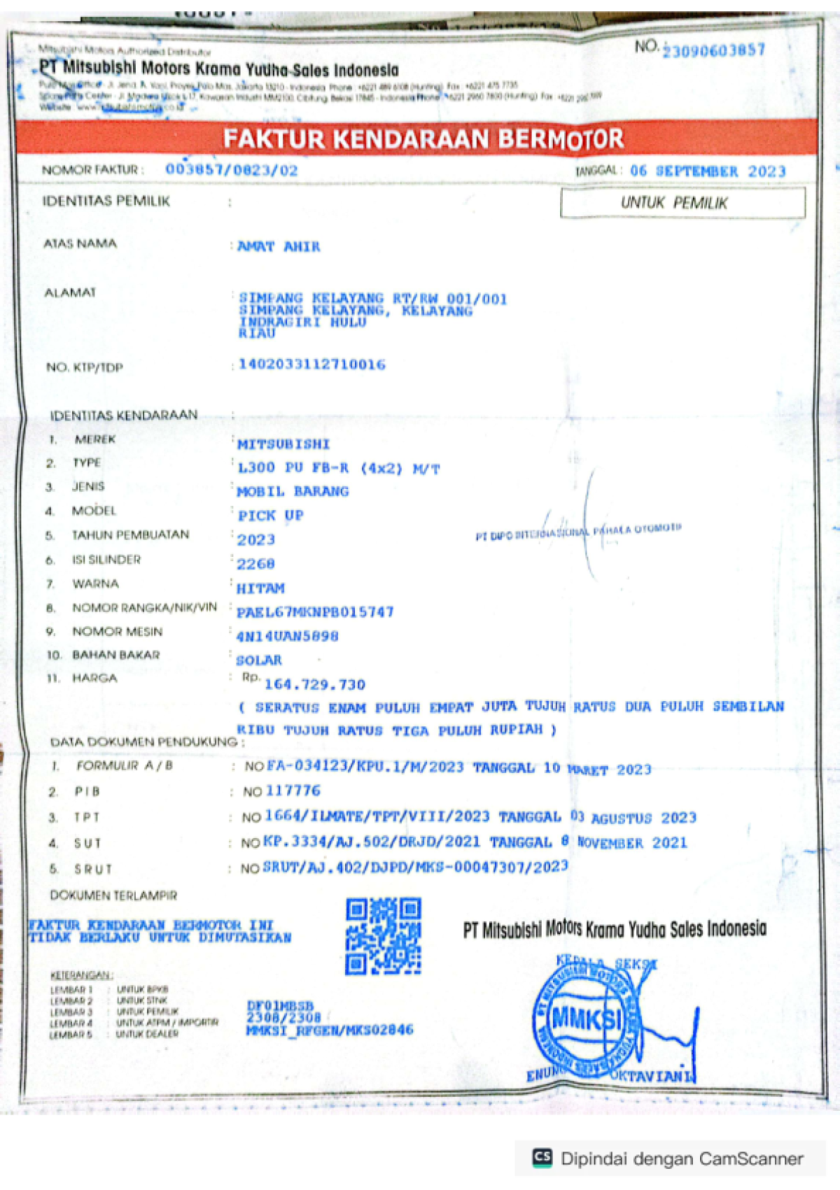 MITSUBISHI L 300  PU