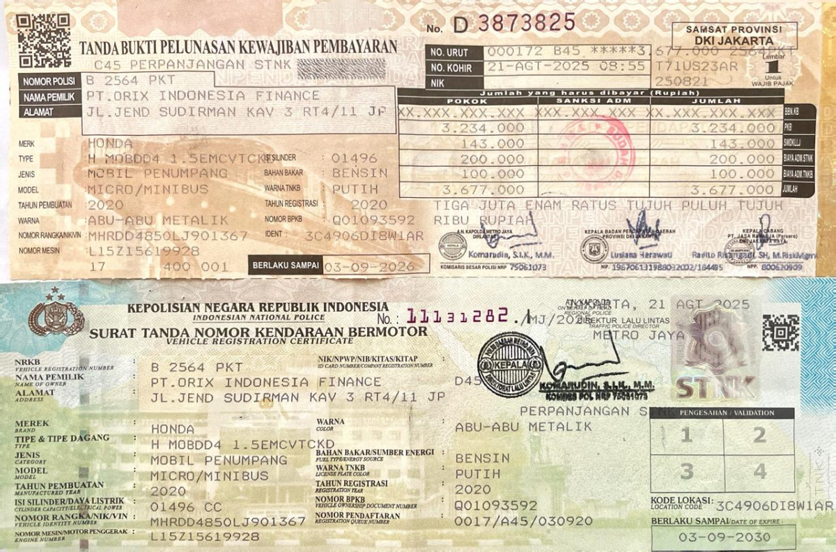 HONDA MOBILIO DD4 1.5 E M CVT CKD