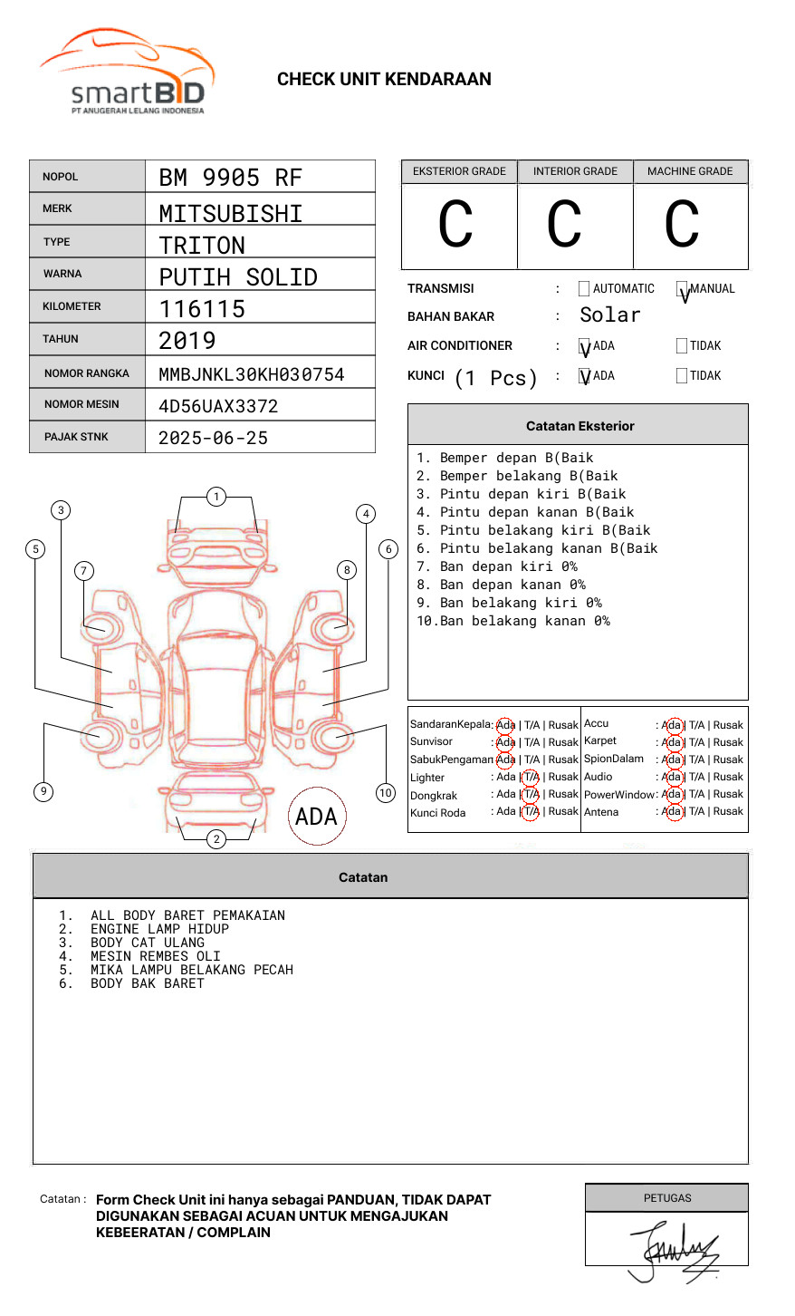 MITSUBISHI DC GLS 4X4