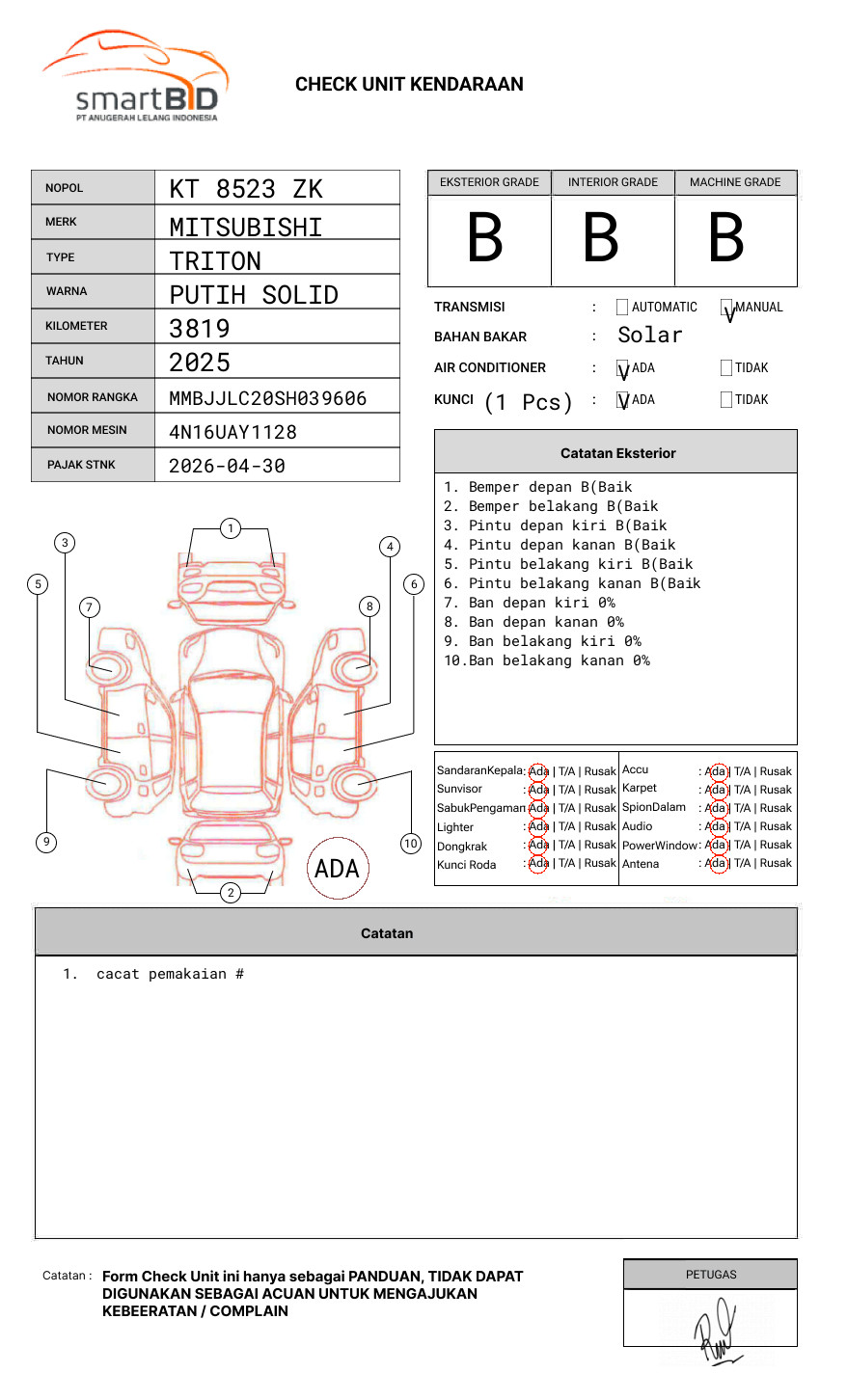 MITSUBISHI  TRITON DC GLS 4X4