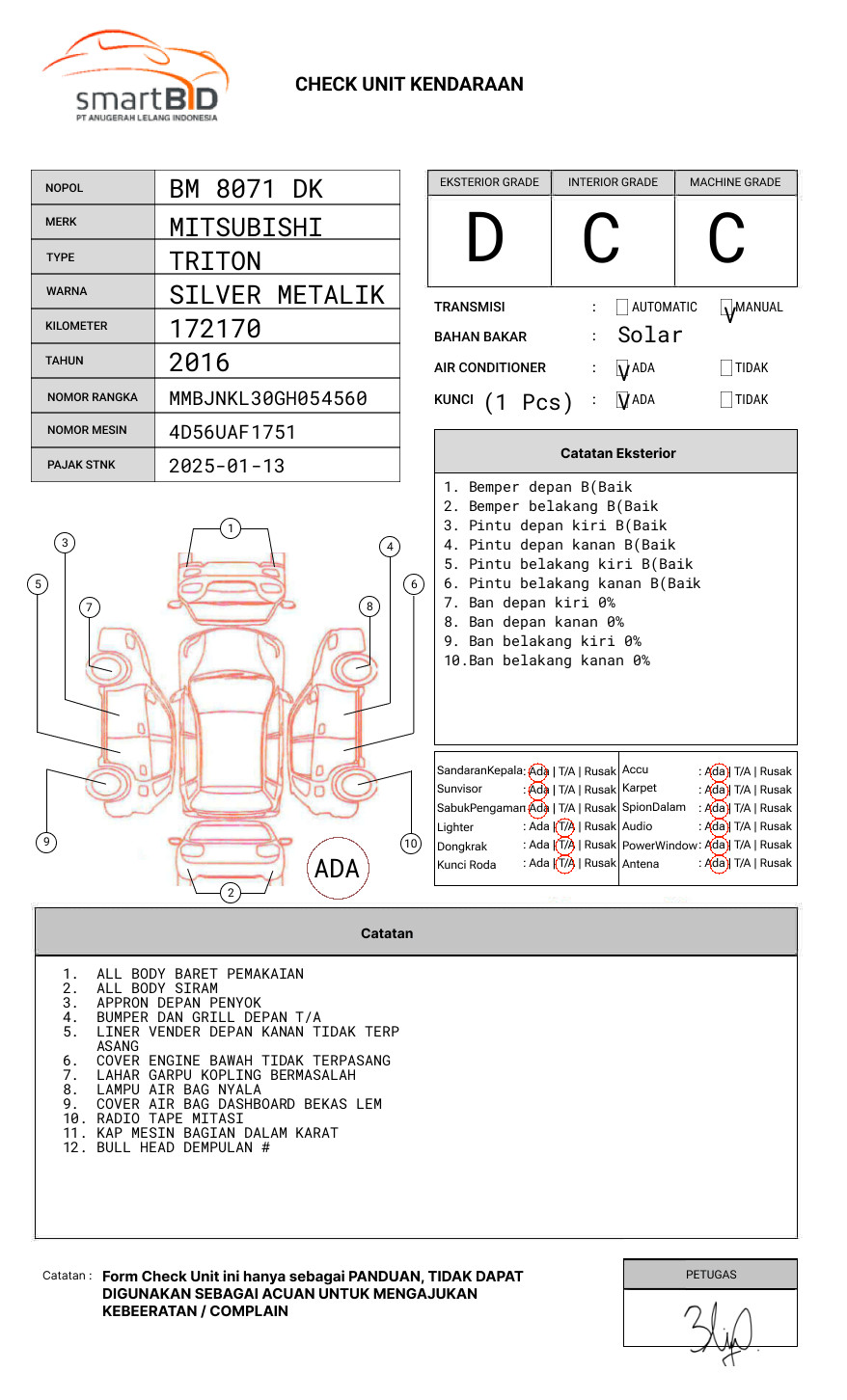 MITSUBISHI DC HDX 4X4