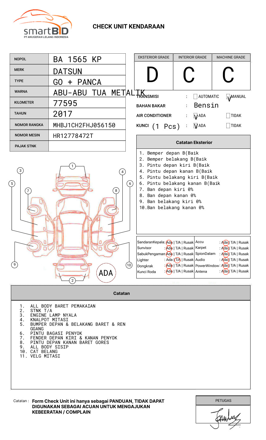 DATSUN  GO + PANCA GO+PANCA T