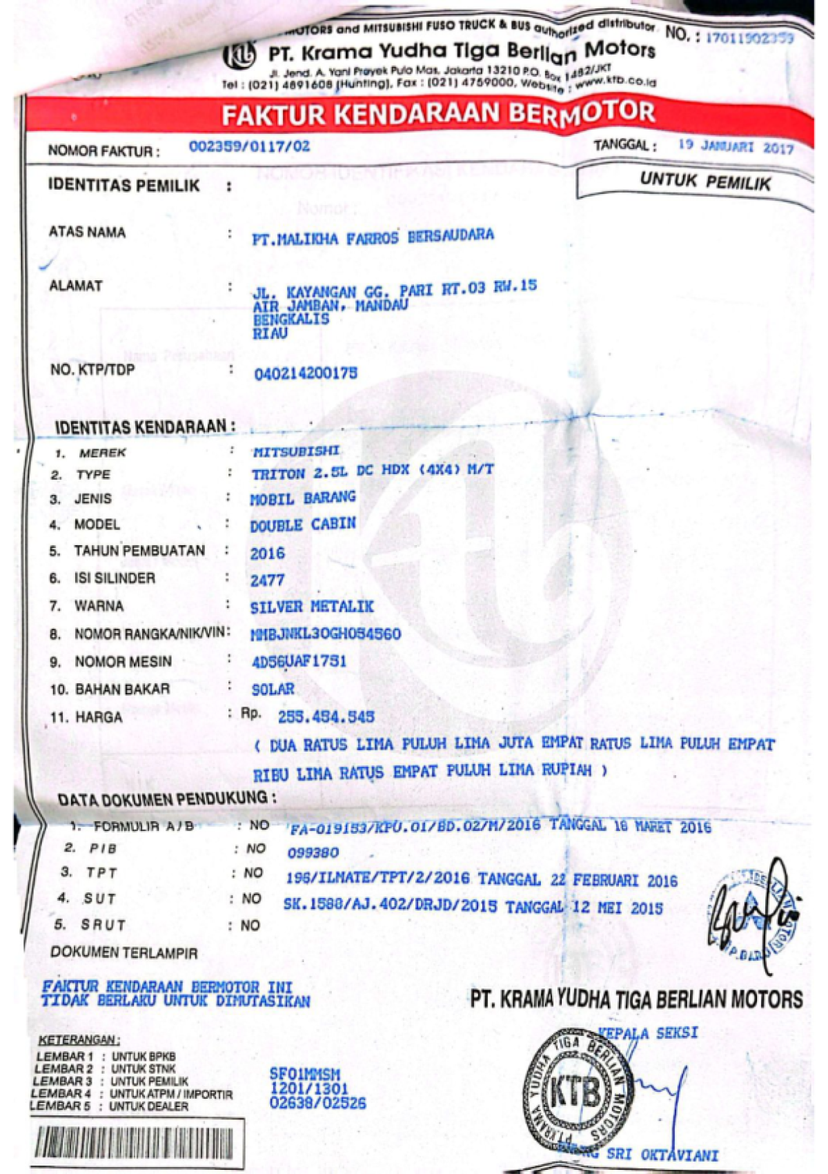 MITSUBISHI DC HDX 4X4