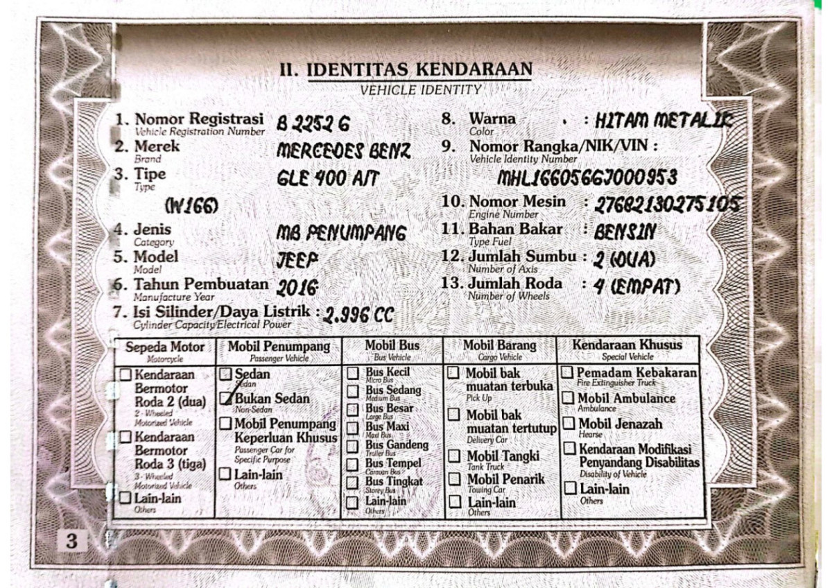 MERCEDES BENZ GLE 400