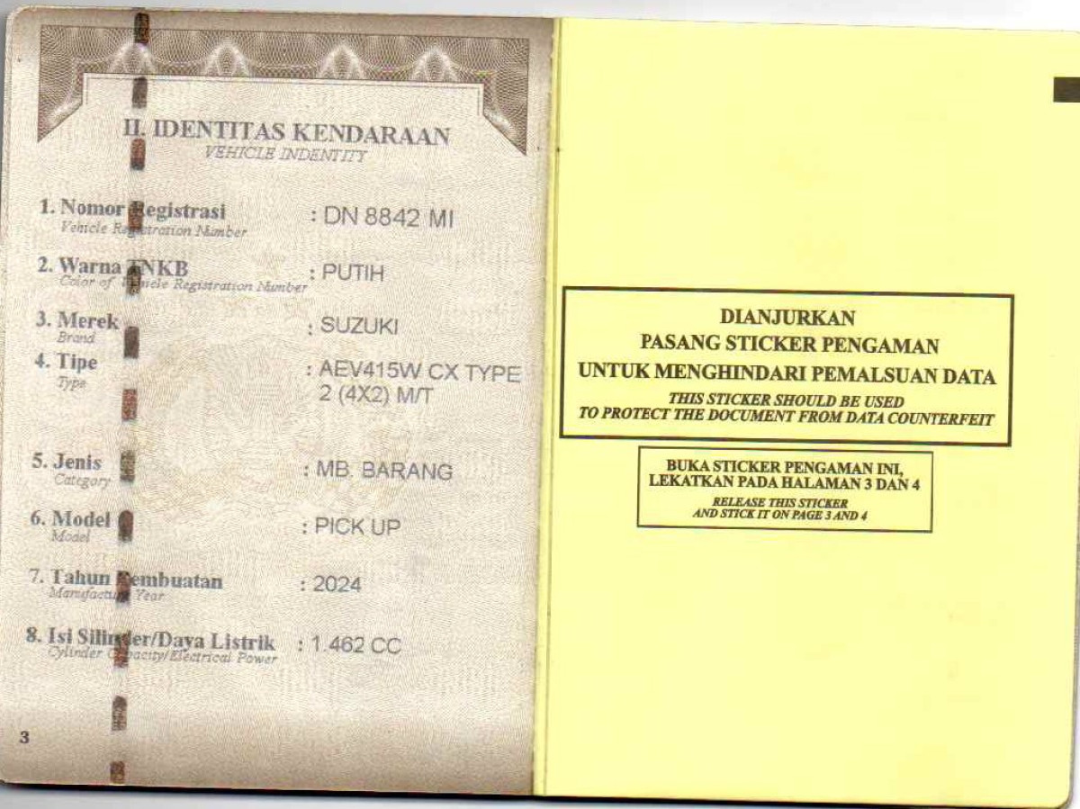 SUZUKI  CARRY  CX PICK UP