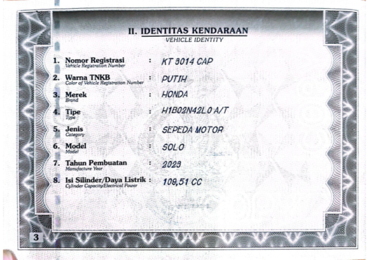 HONDA BEAT CBS FI CW