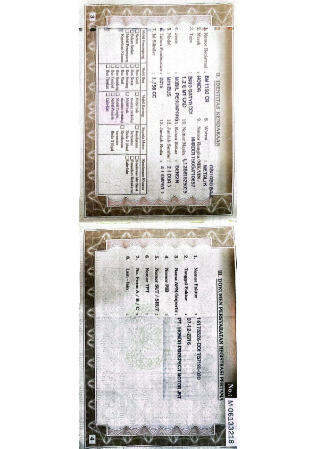 HONDA  BRIO  SATYA DD1 1.2 E