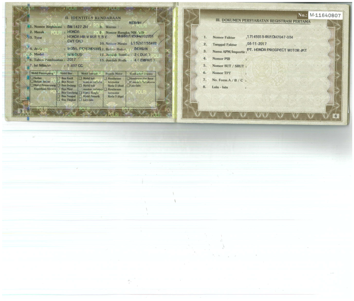 HONDA  HRV  RU1 1.5 E CVT