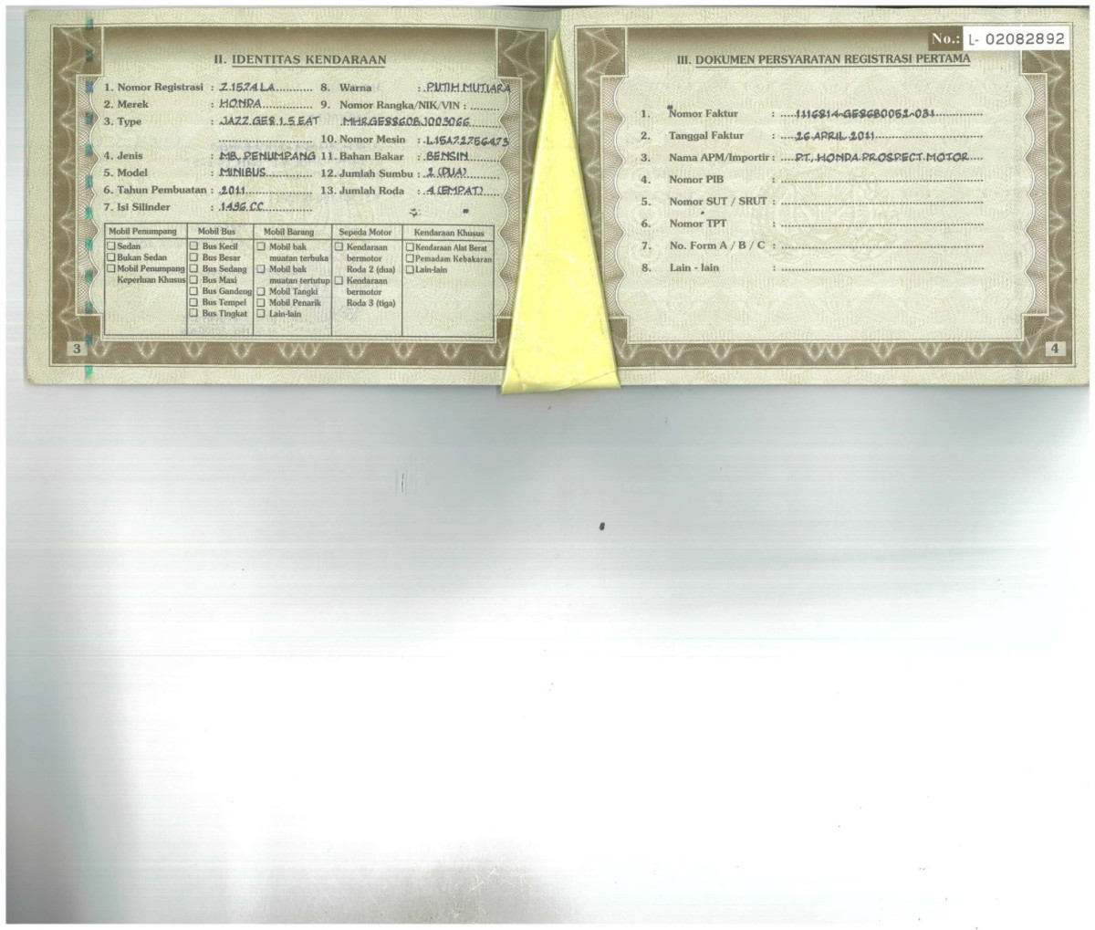 HONDA  JAZZ  GE8 1.5 E