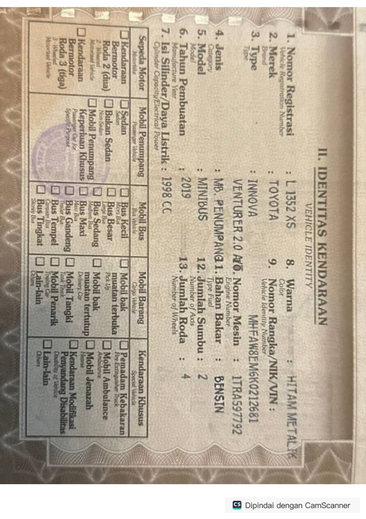 TOYOTA INNOVA VENTURER