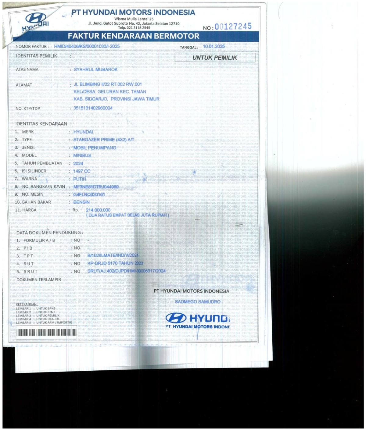 HYUNDAI  STARGAZER  PRIME 4X2