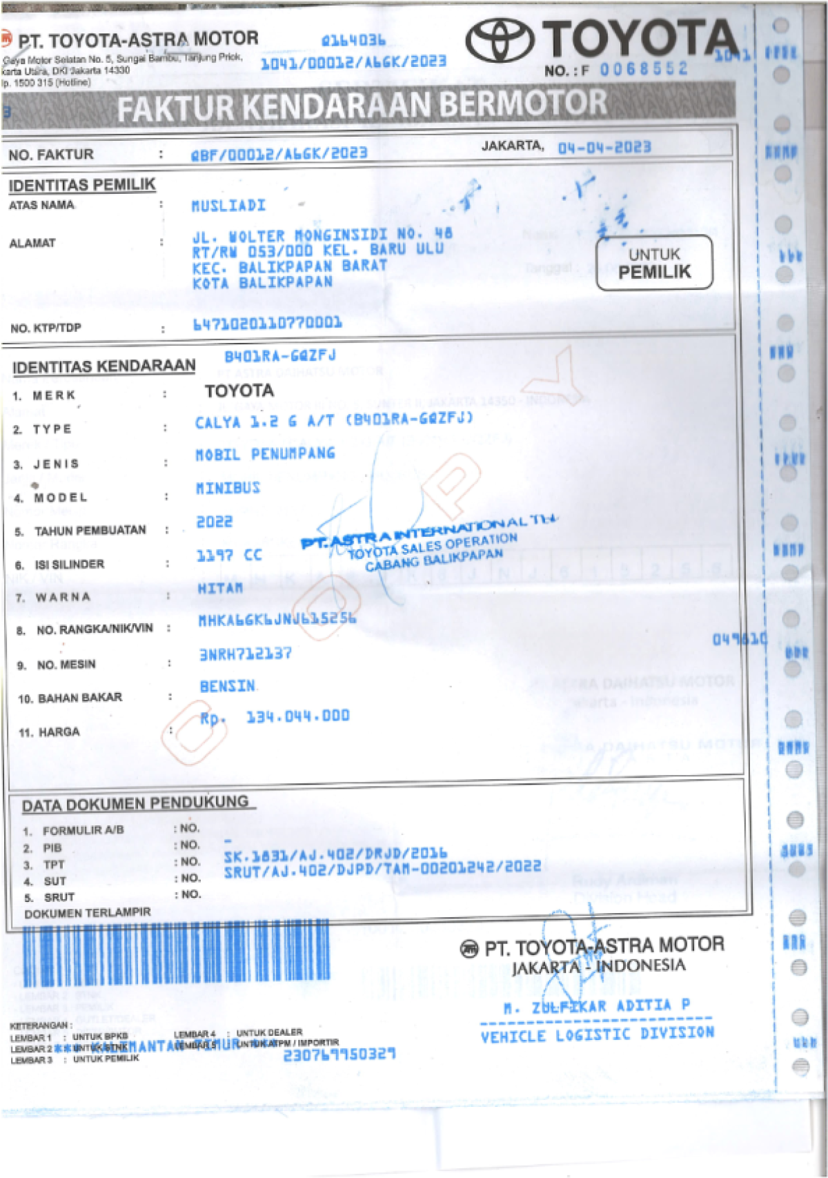 TOYOTA CALYA 1.2 G A/T