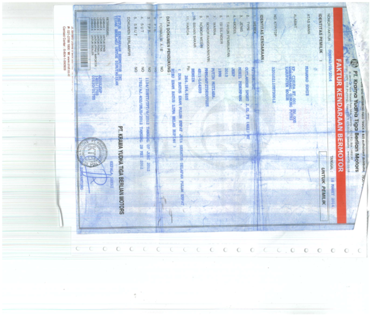 MITSUBISHI OUTLANDER SPORT 2.0L PX