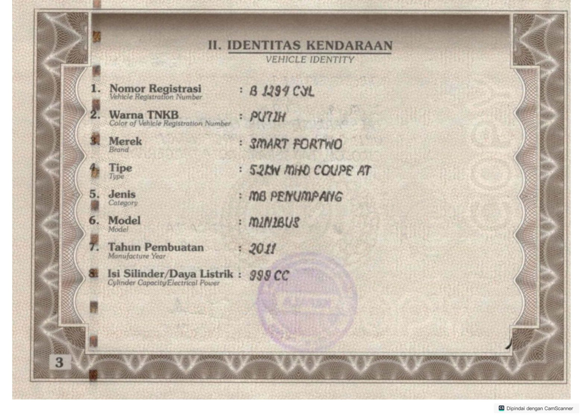 SMART  FORTWO 52KW MHD COUPE