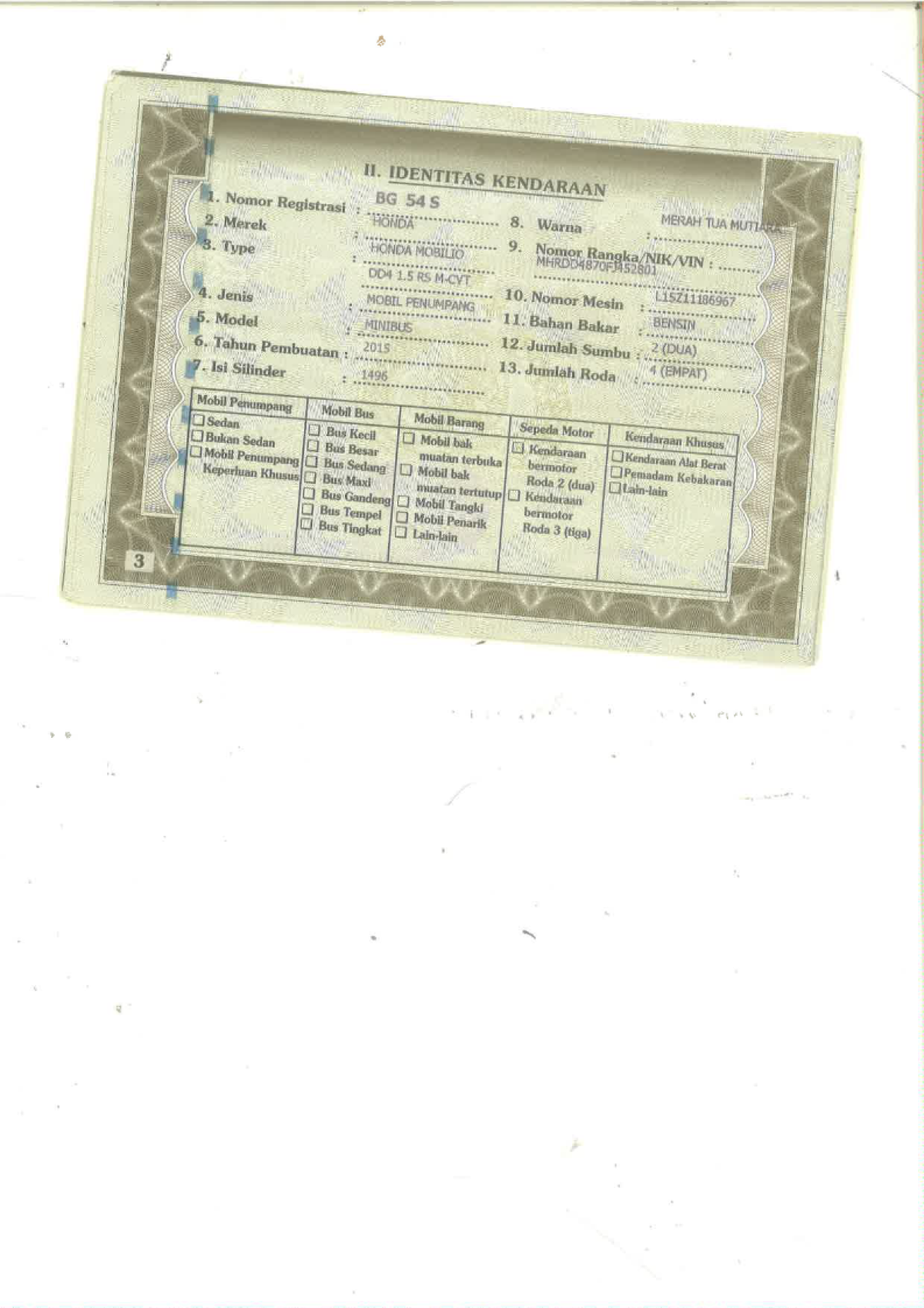 HONDA MOBILIO DD4 1.5 RS