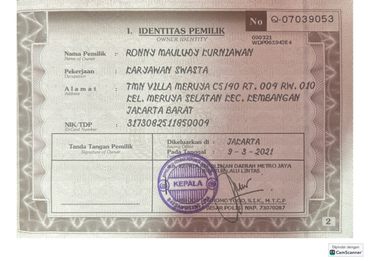 HONDA GD8 1.5 CBU AT