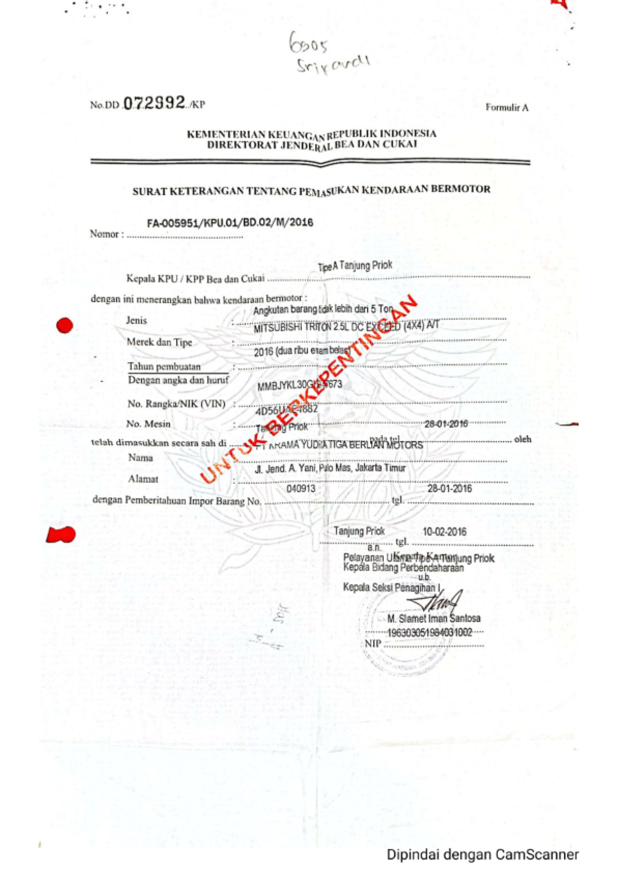 MITSUBISHI DC EXCEED (4X4)