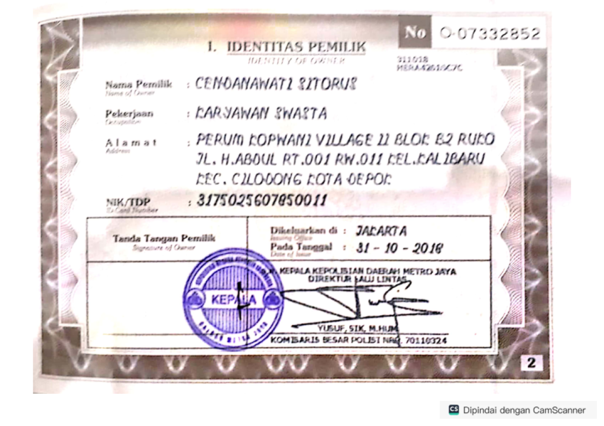 SUZUKI KARIMUN GL MT