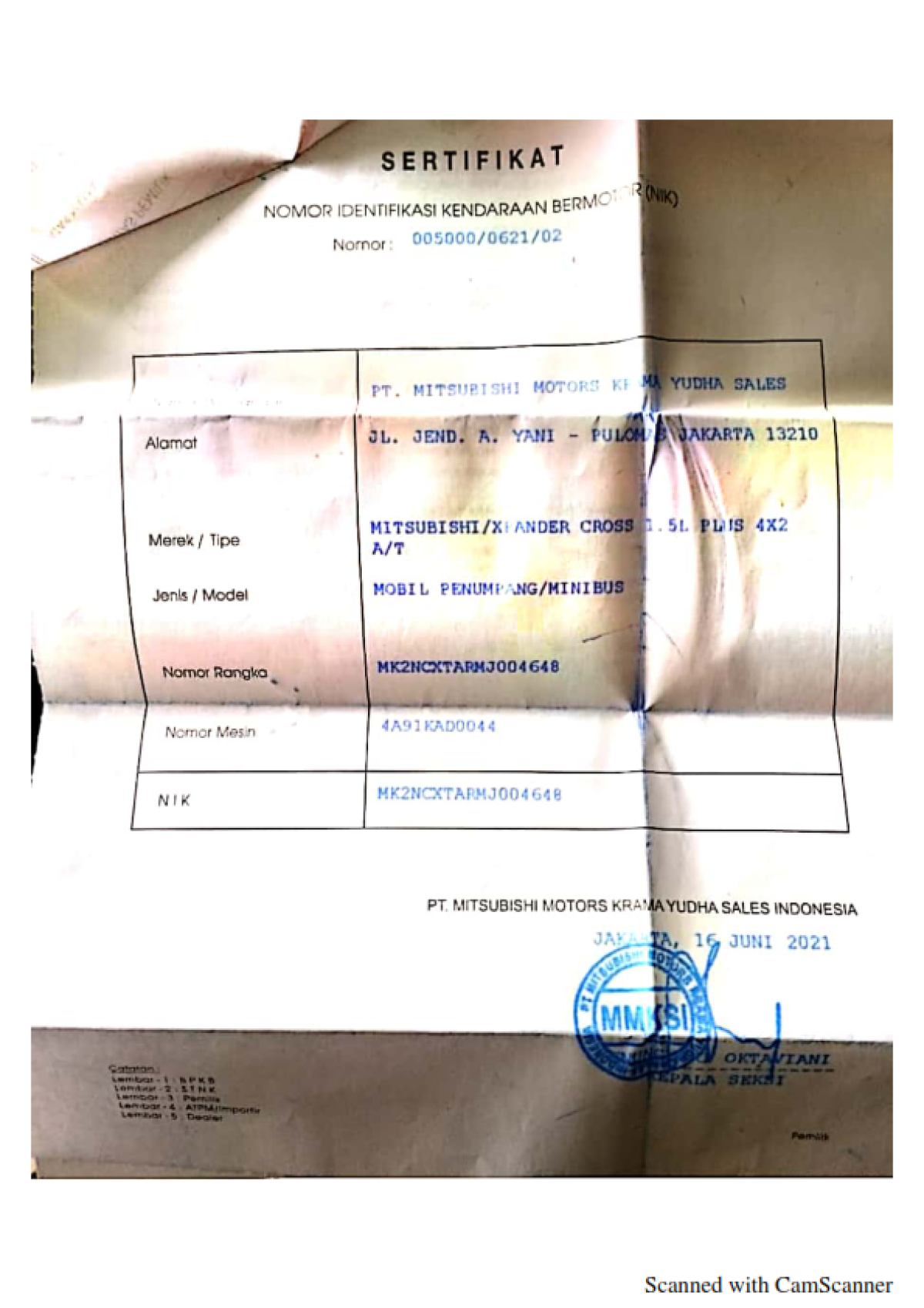 MITSUBISHI XPANDER CROSS 1.5 L