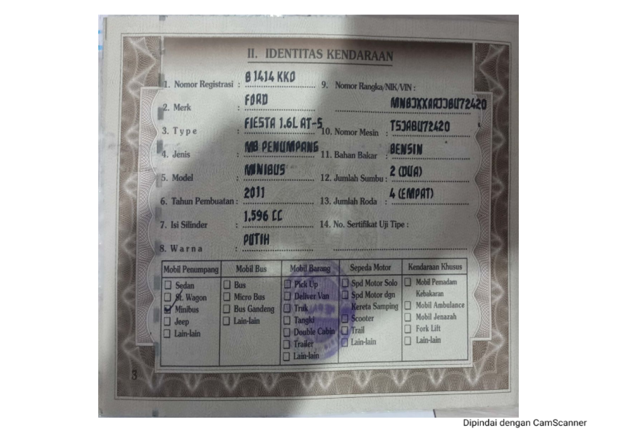 FORD FIESTA1.6L AT S