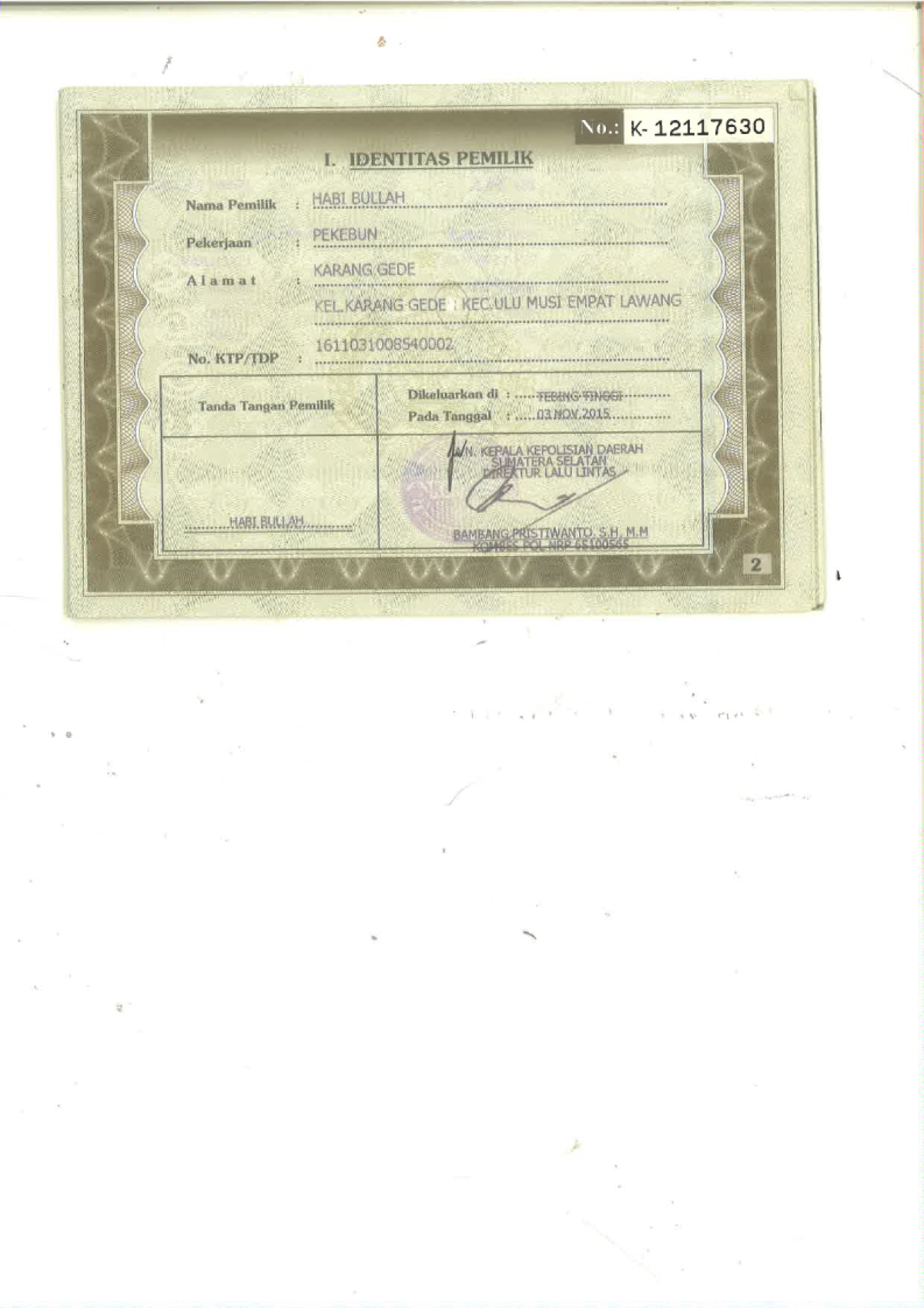 HONDA MOBILIO DD4 1.5 RS