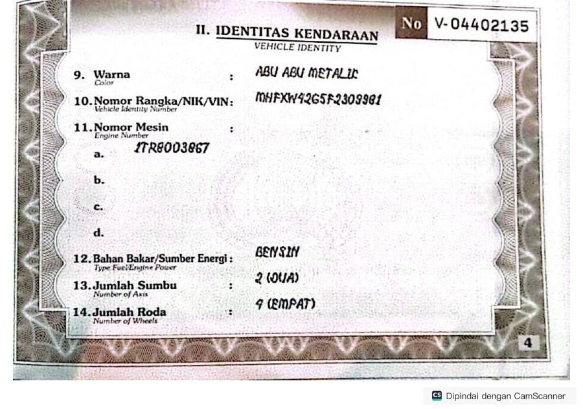 TOYOTA KIJANG INNOVA G