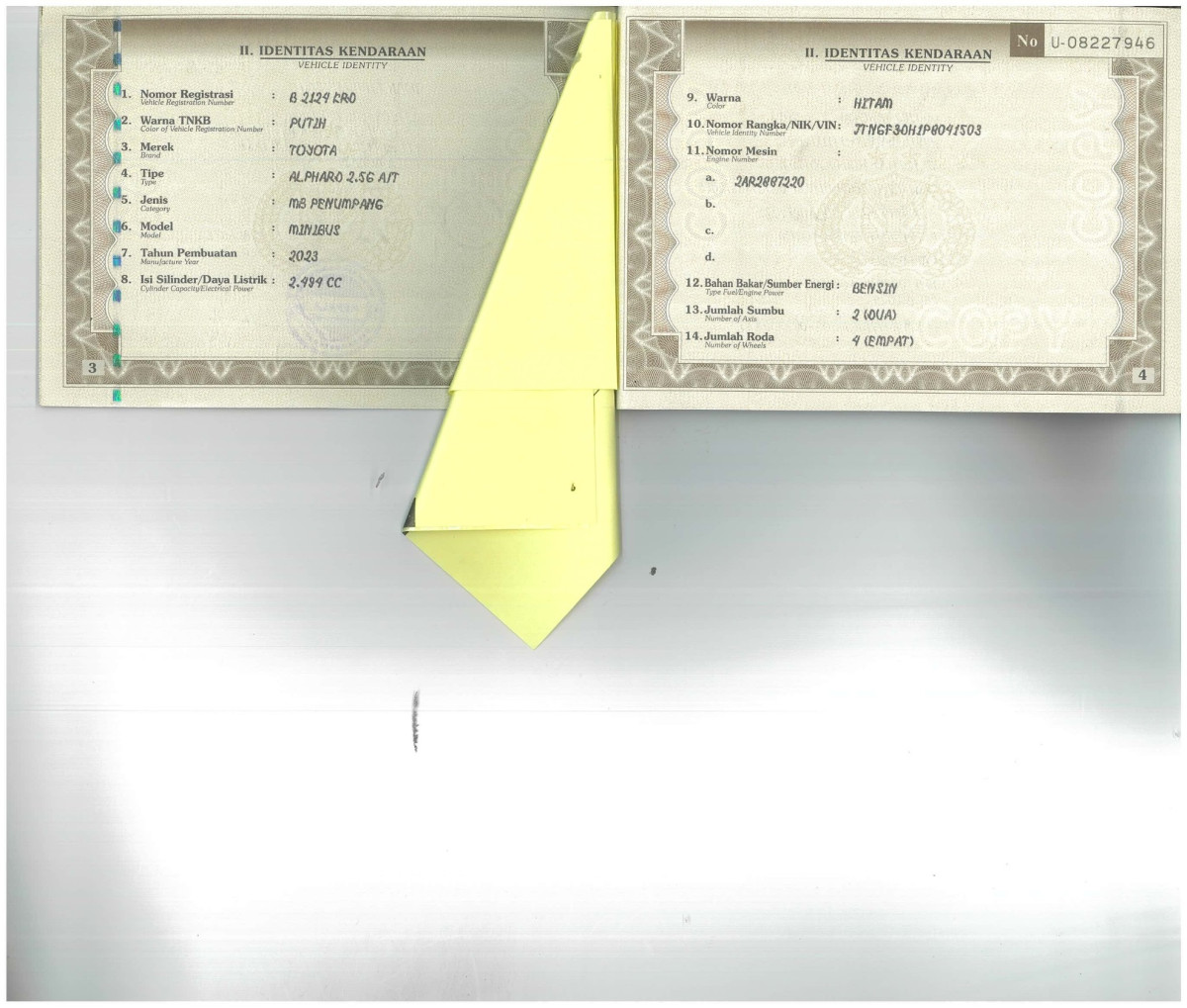 TOYOTA ALPHARD 2.5 G