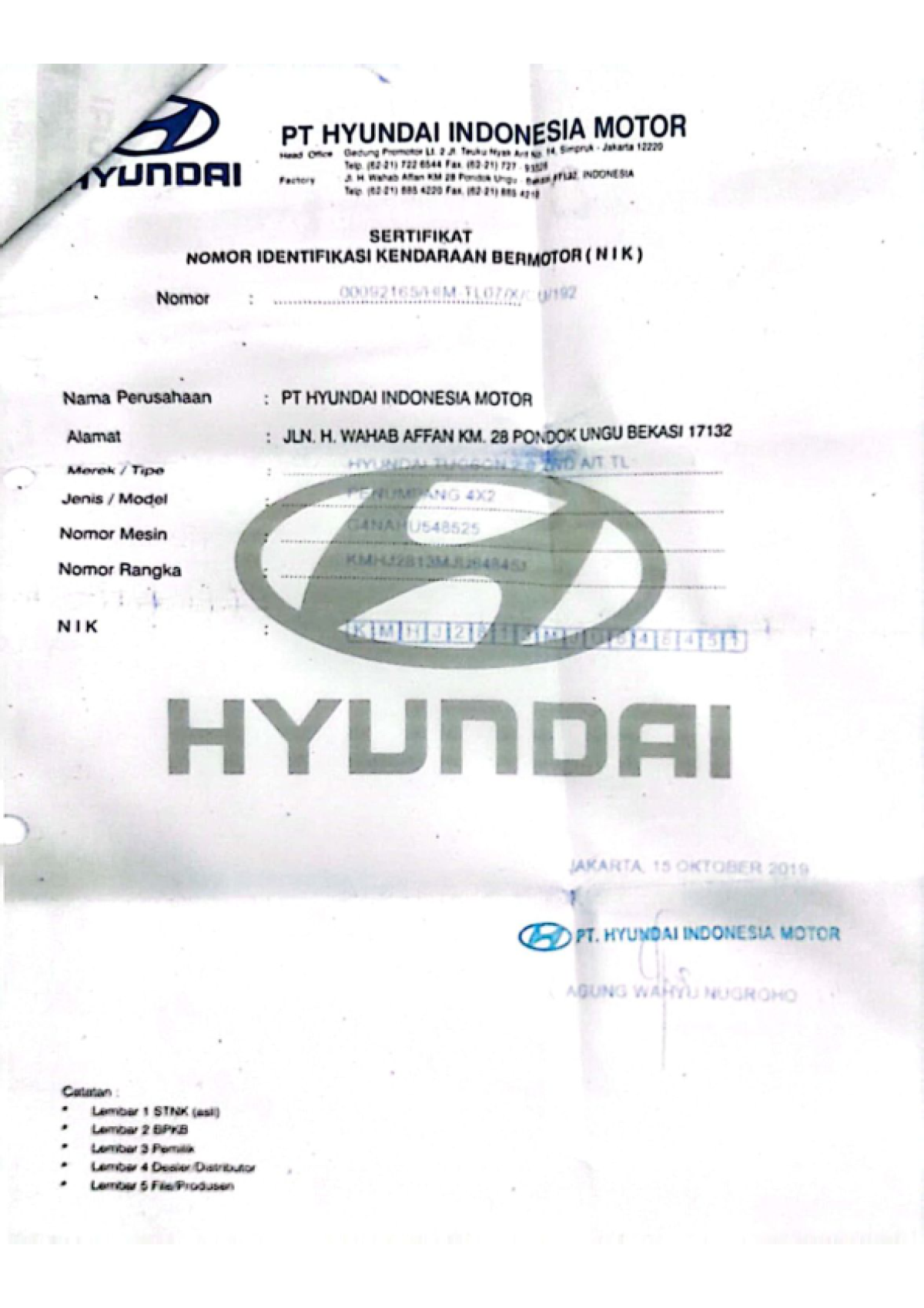 HYUNDAI TUCSON 2.0 2WD