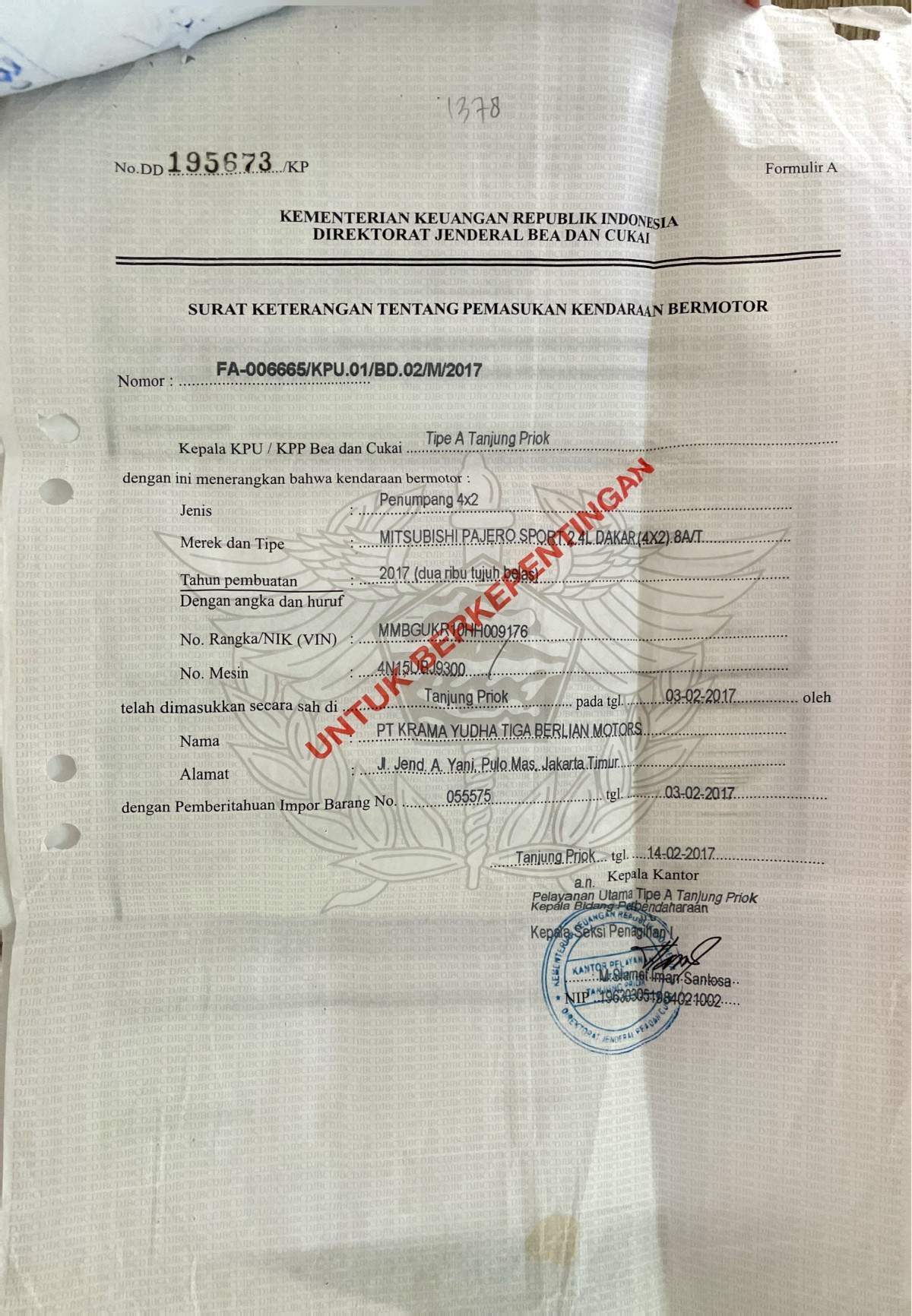 MITSUBISHI  PAJERO  SPORT 2.4L DAKAR-L (4X2)