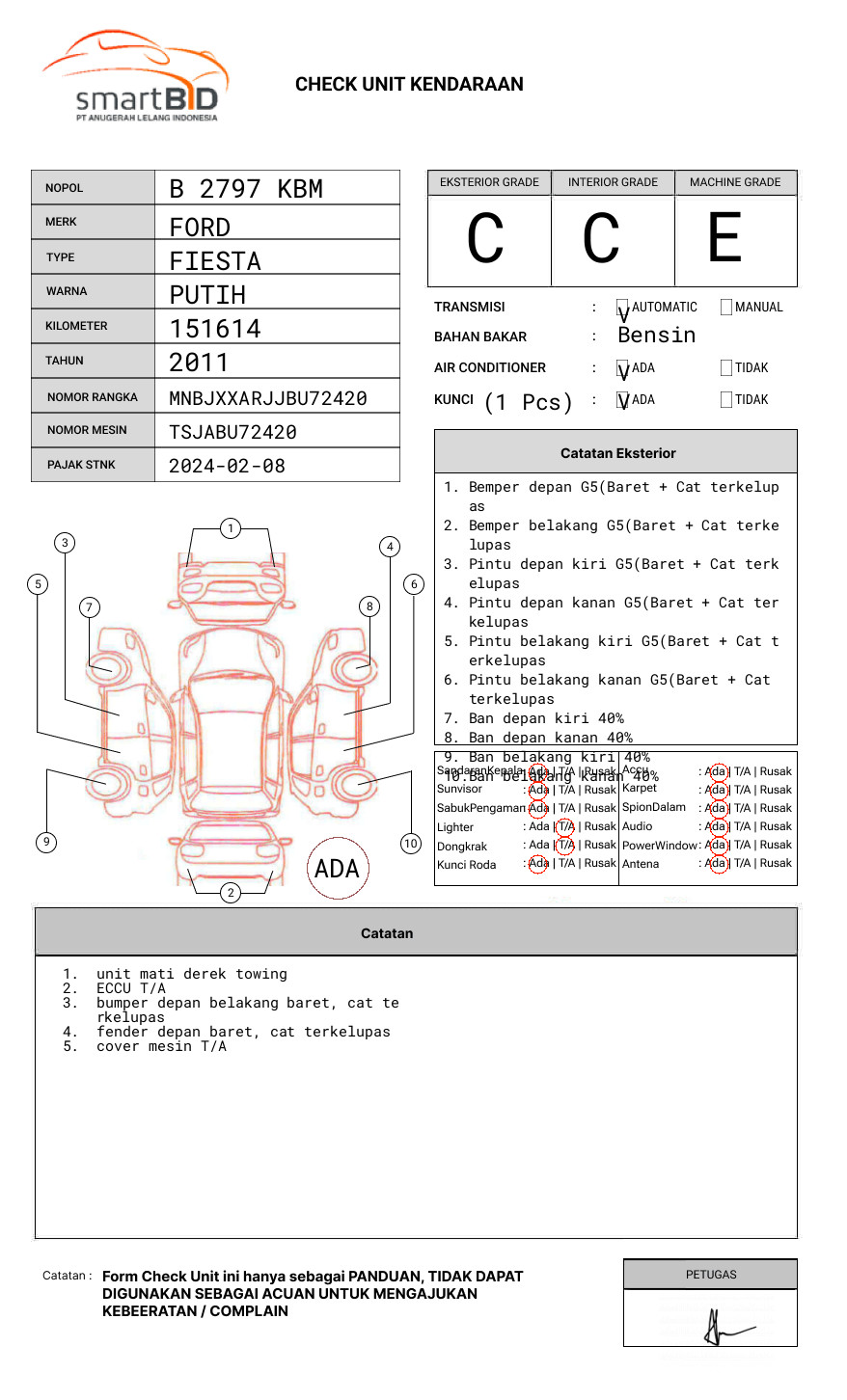 FORD FIESTA1.6L AT S