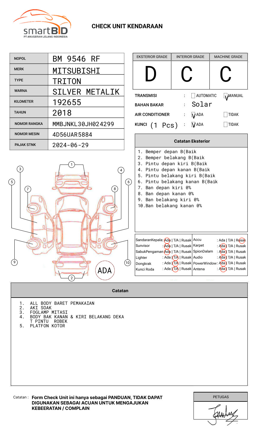 MITSUBISHI DC GLS 4X4