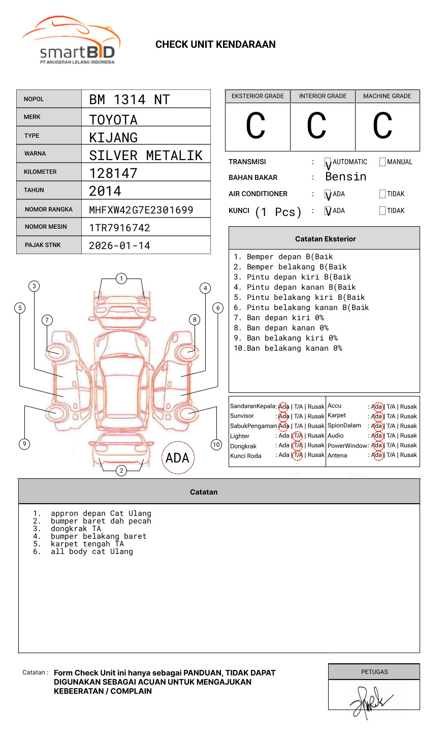 TOYOTA  KIJANG  INNOVA G