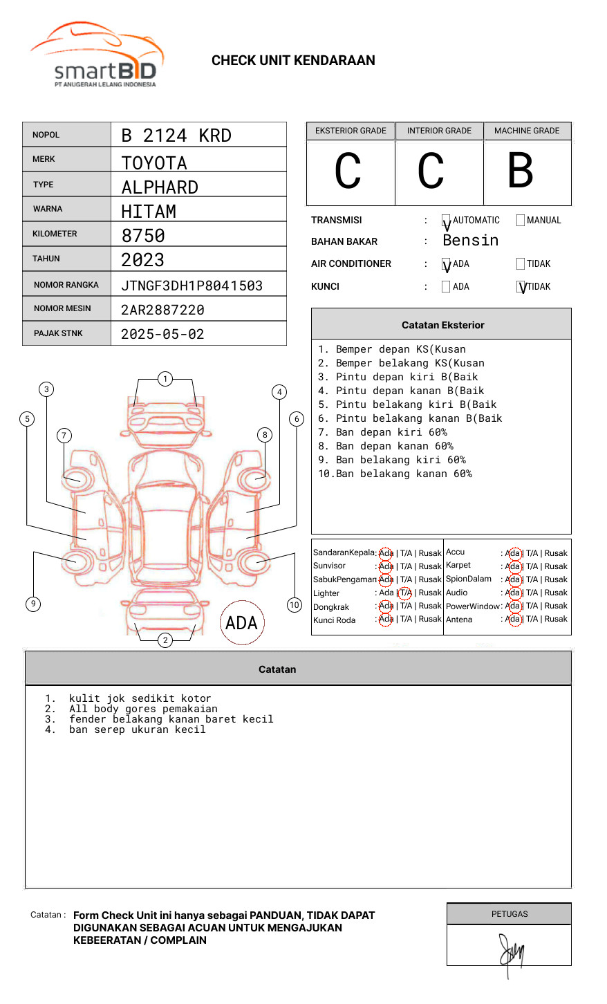 TOYOTA ALPHARD 2.5 G